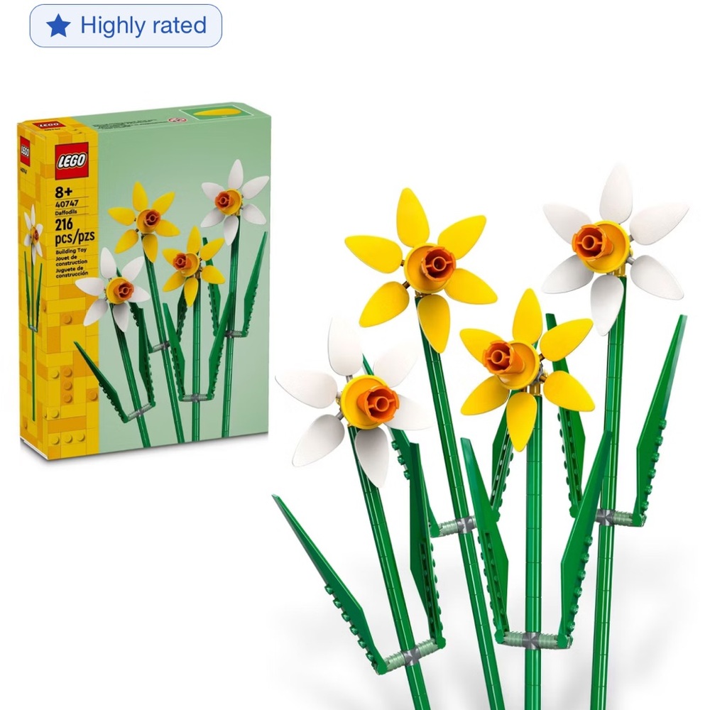 LEGO Botanical Collection Yellow and White Flowers - Picture 7 of 11